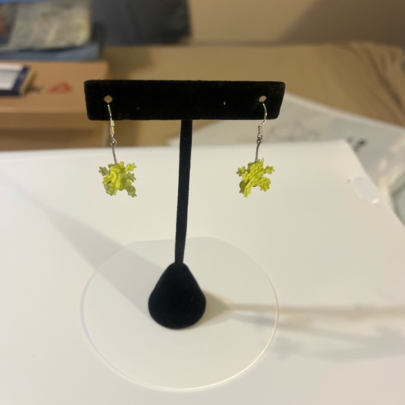 Mini Frog Earrings - Picture 2 of 2